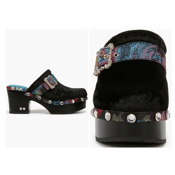 Dr Scholl's x Iris Apfel Original Joy Clog $240 Retail - 7 NIB Limited Edition - Picture 3 of 13